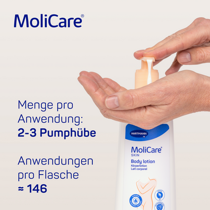 5_Menge pro Anwendung_MoliCare Skin Körperlotion_500ml_PZN-12458069