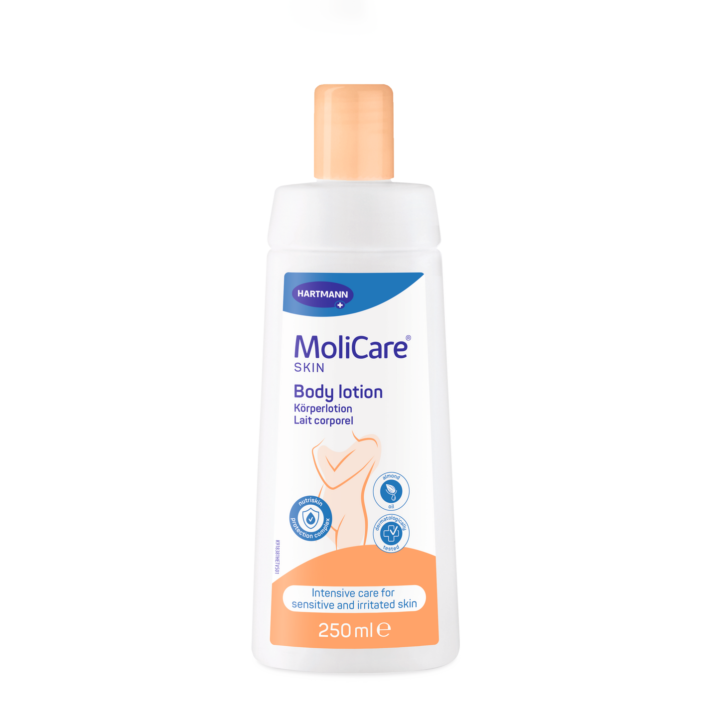 1_Packshot_MoliCare Skin Körperlotion_250ml_PZN-12458187