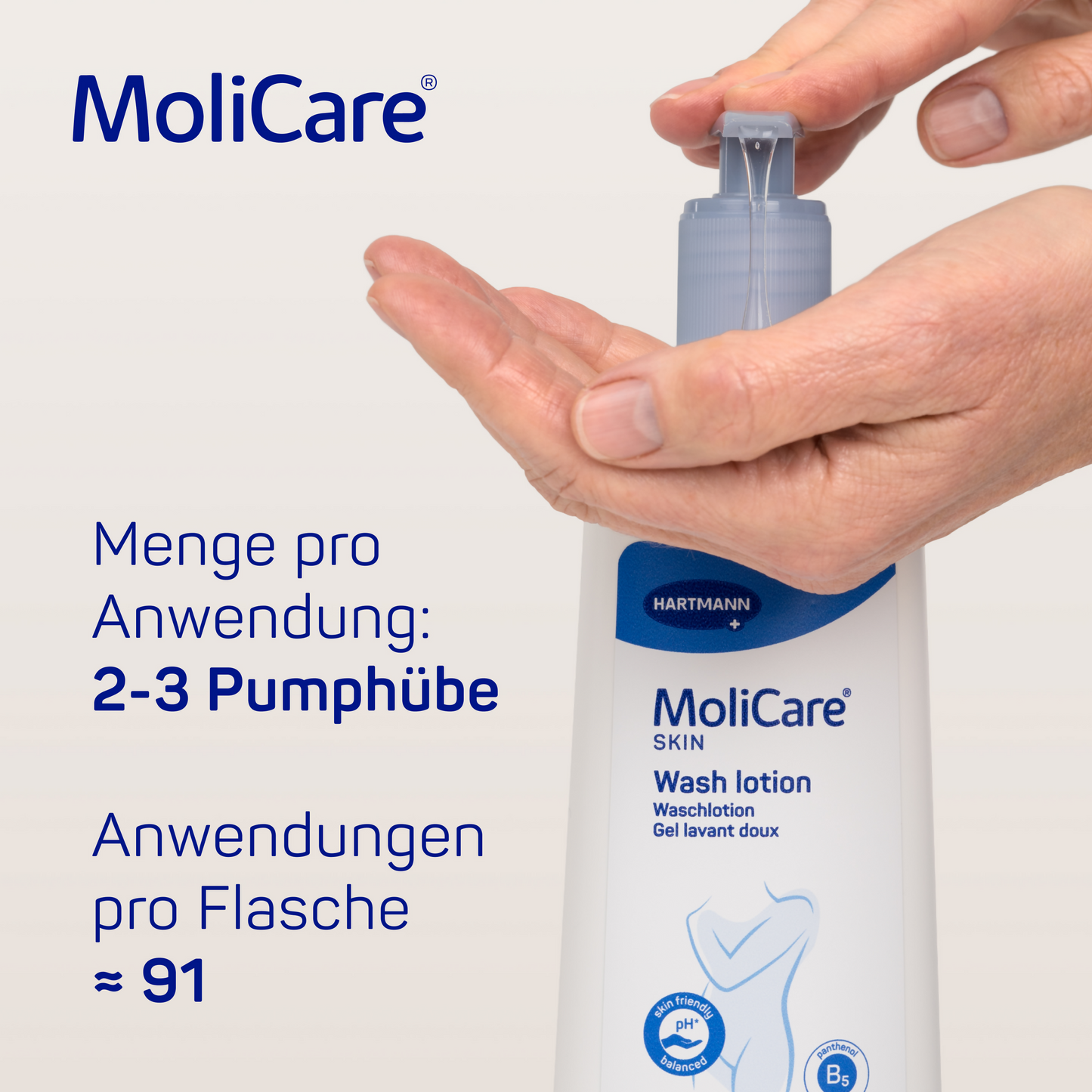 5_Menge pro Anwendung_MoliCare Skin Waschlotion_500ml_PZN-12458000