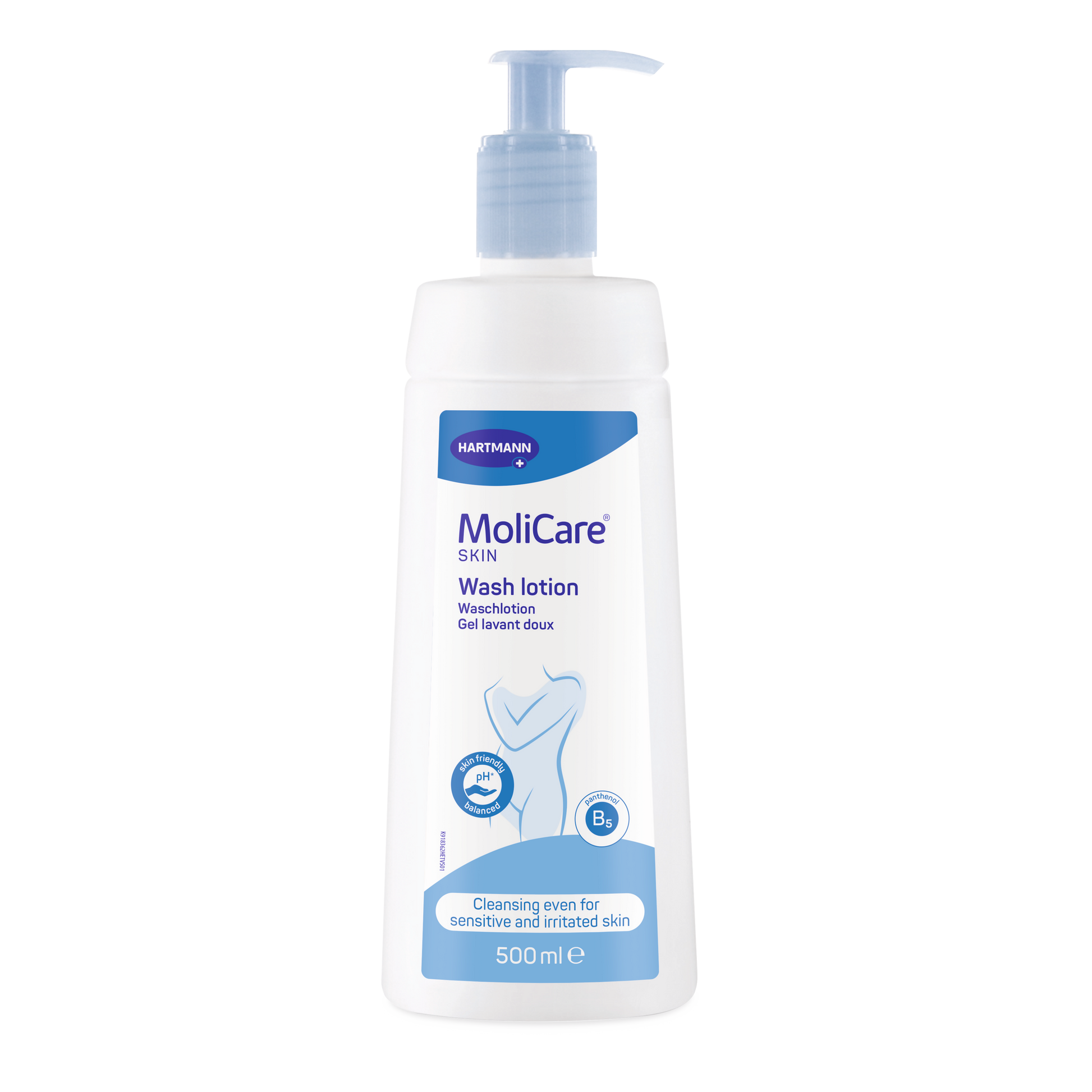 1_Packshot_MoliCare Skin Waschlotion_500ml_PZN-12458000