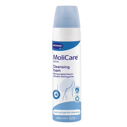 1_Packshot_MoliCare Skin Reinigungsschaum_PZN-12458023