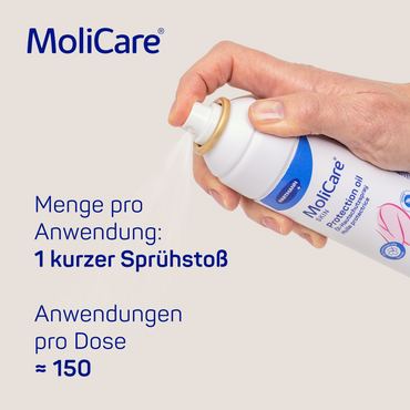 5_Menge pro Anwendung_MoliCare Skin Öl-Hautschutzspray_PZN-12458106